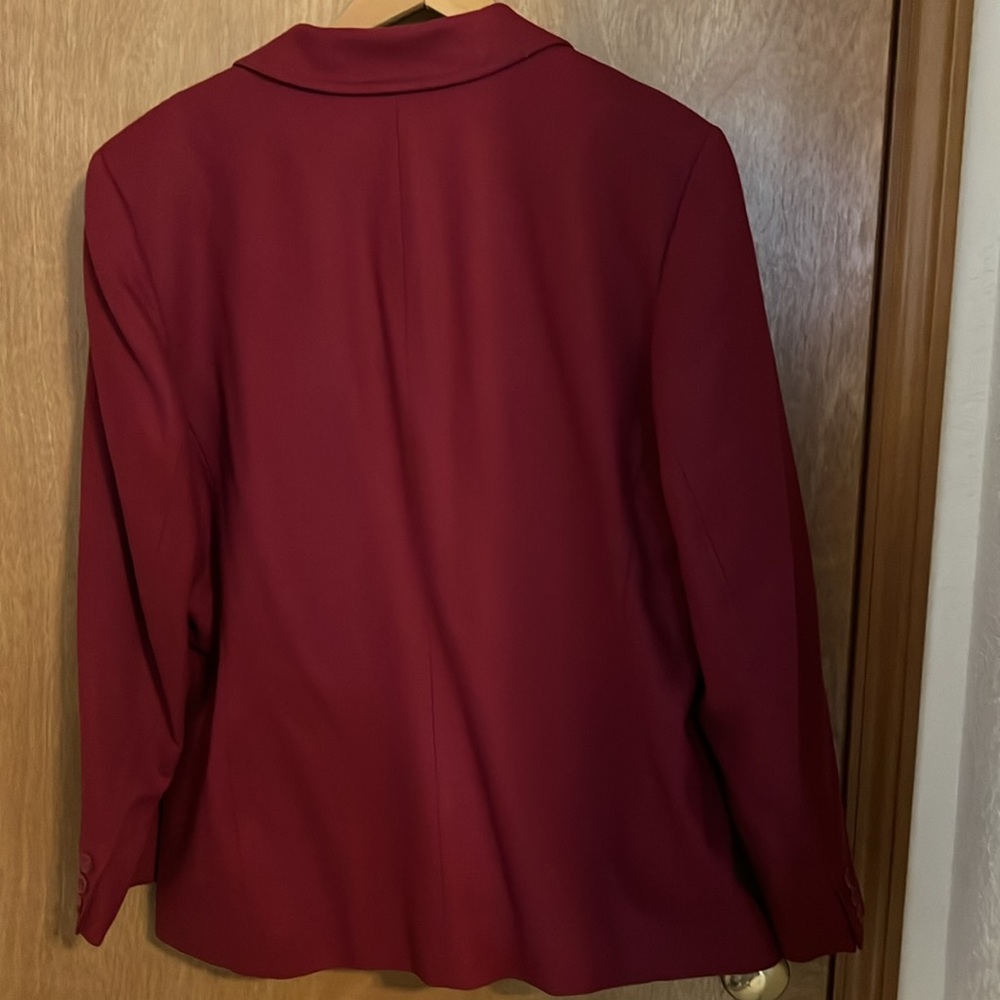 Vintage Pendleton Red Wool Blazer 14 - image 4